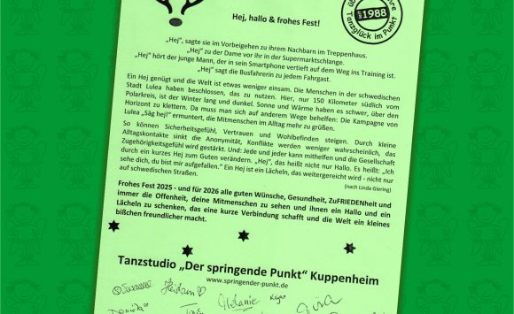 15.12.25@Pünktler: Weihnachts-Brief/Wünsche/Ferien | Ausblick ZuschauerWoche 2026 u.a.